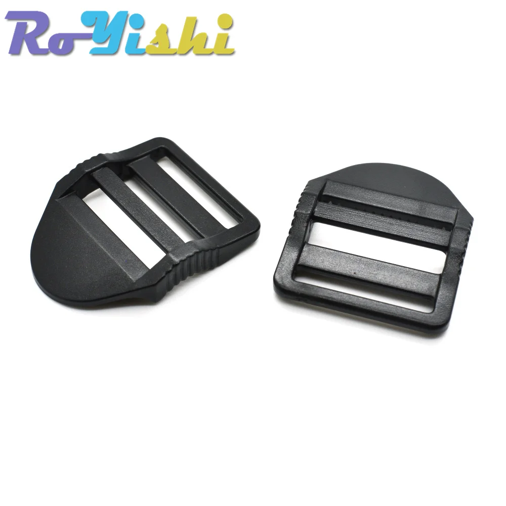 5 unids/pack escalera cerradura deslizante hebillas de plástico correas para mochila Webbin 20mm 26mm 31mm 38mm negro - imagen 3