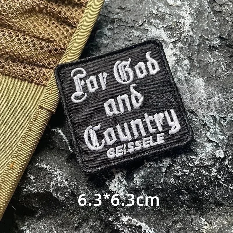 Insignia de Moral del grupo GBRS, parches bordados de velcro para ropa, brazalete táctico, mochila, sombrero, pegatina - imagen 5