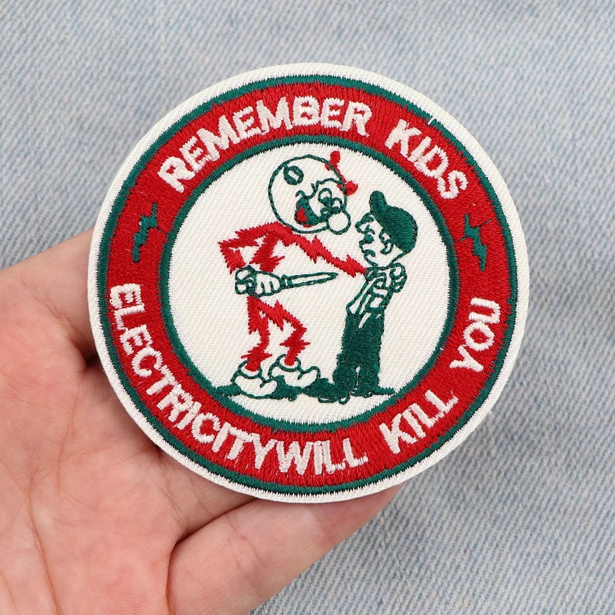 Parche EW PEOPLE, parche bordado con letras, parches para planchar para ropa, parches termoadhesivos para ropa, insignias para coser DIY - imagen 5