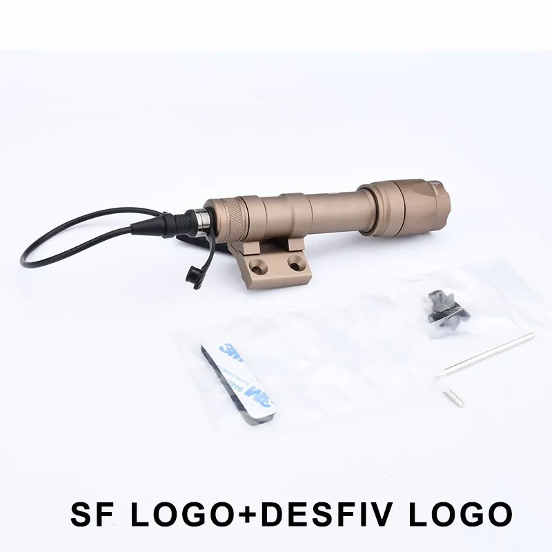 Wadsn-luz de explorador M600C, montaje Offset M300A, linterna táctica Airsoft, luz de arma de caza, compatible con Daniel defens Mlok Keymod Base - imagen 5