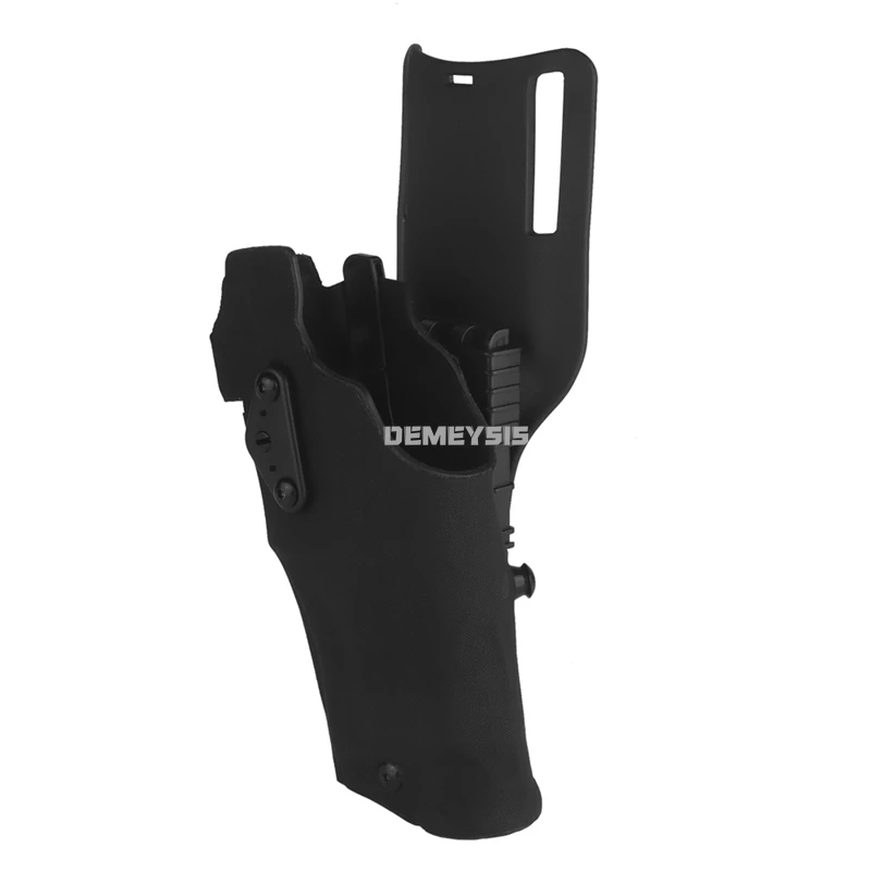 Funda táctica de mano izquierda para G17 Gen4 G19 con X300 X300U, funda ligera de liberación rápida para caza y tiro, fundas para pierna caída - imagen 3