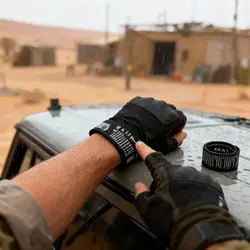 Pulsera táctica de combate con regla graduada para exteriores