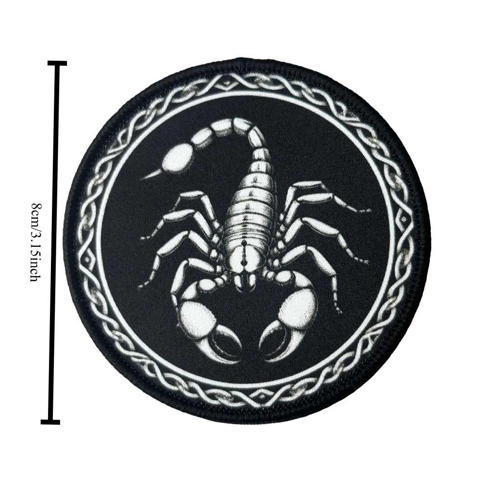 Parche táctico velcro Scorpion – Insignia de moral para mochila - imagen 2