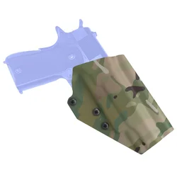 Funda táctica ligera Kydex para pistolas Colt 1911, cinturón, funda para cintura, accesorios de caza