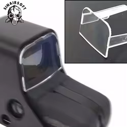 Element protector de alcance táctico con tapa lente rojo para visor