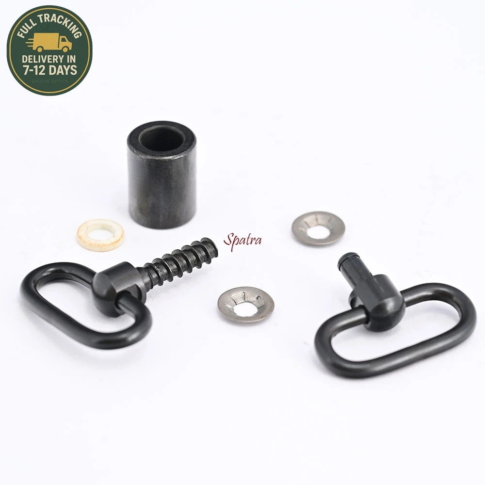 Correa de hombro Sparta de 1 pulgada, conectores giratorios con bucles de acero azul, Hardware de montaje Universal resistente para bolsos y equipos al aire libre - imagen 3