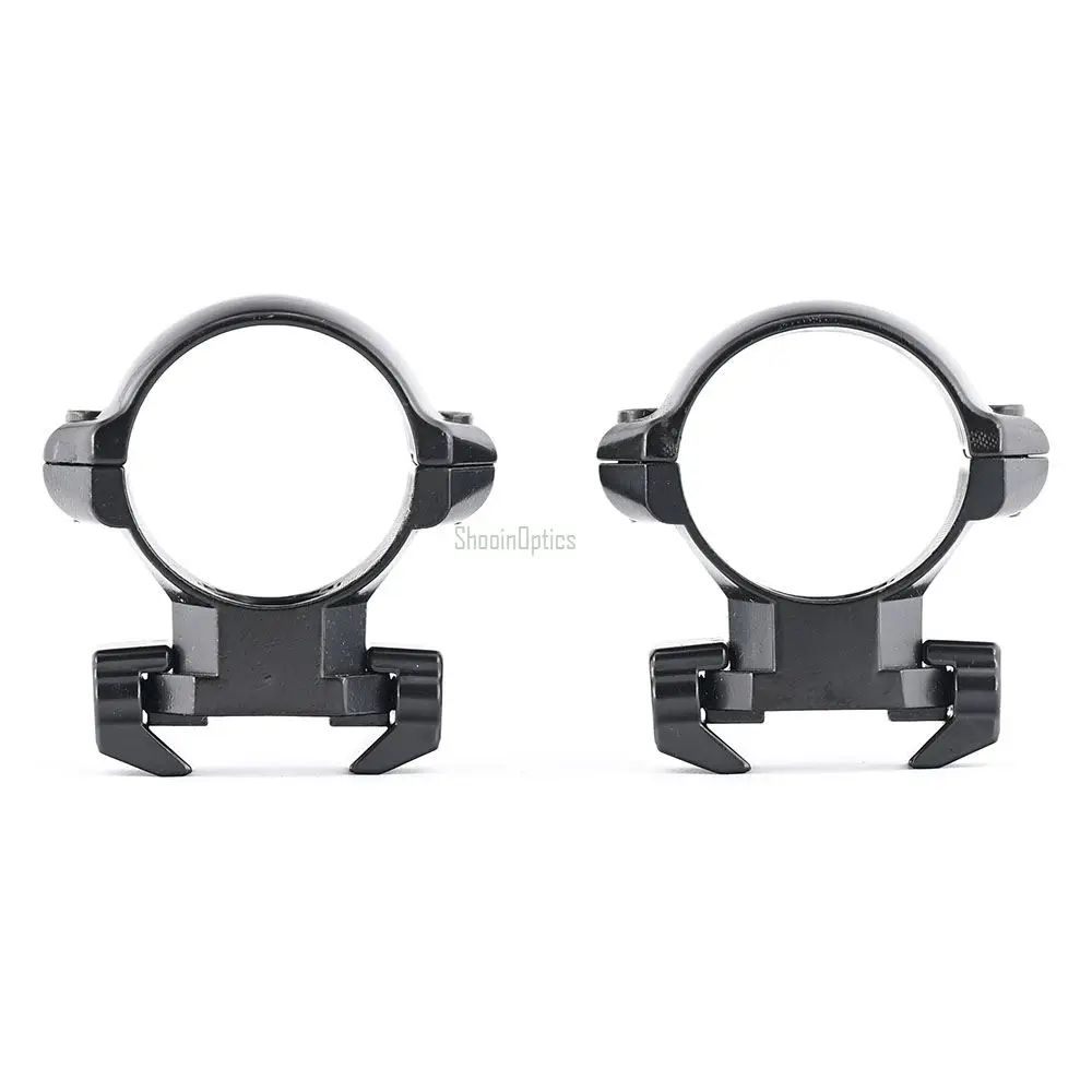 Shooin Optics MIM Steel Riflescope Mount Ring 1 Inch Tube Weaver Precision Mount - imagen 4