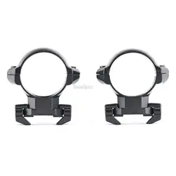 Shooin Optics Anilla Weaver acero 1 pulgada visor precisión