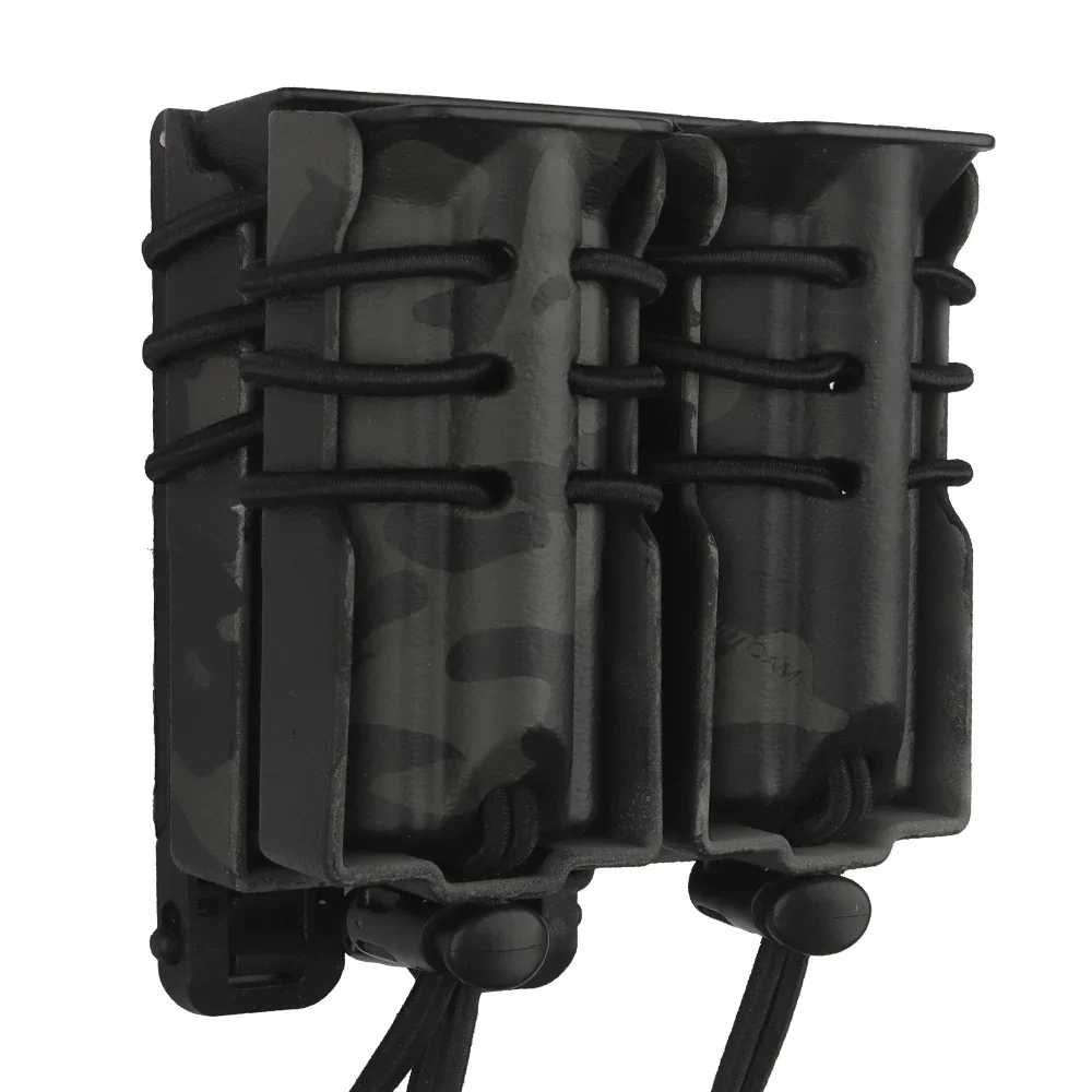 Bolsa táctica para revistas de 9mm y 5,56, cinturón MOLLE, bolsa Mag para pistola M4 AR15 HK.223 Glock 357SIG 45CAP, accesorio de caza - imagen 3