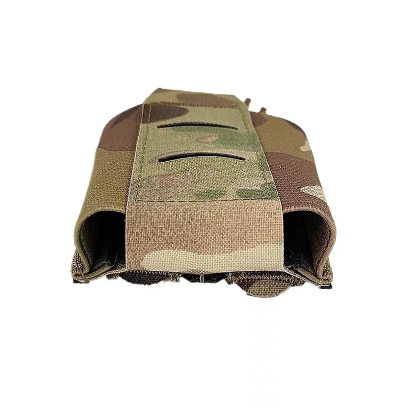 556 bolsa monomando táctica Airsoft portador Molle bolsa soporte engranaje corte láser Multicam Molle Clip bolsa de revista - imagen 5