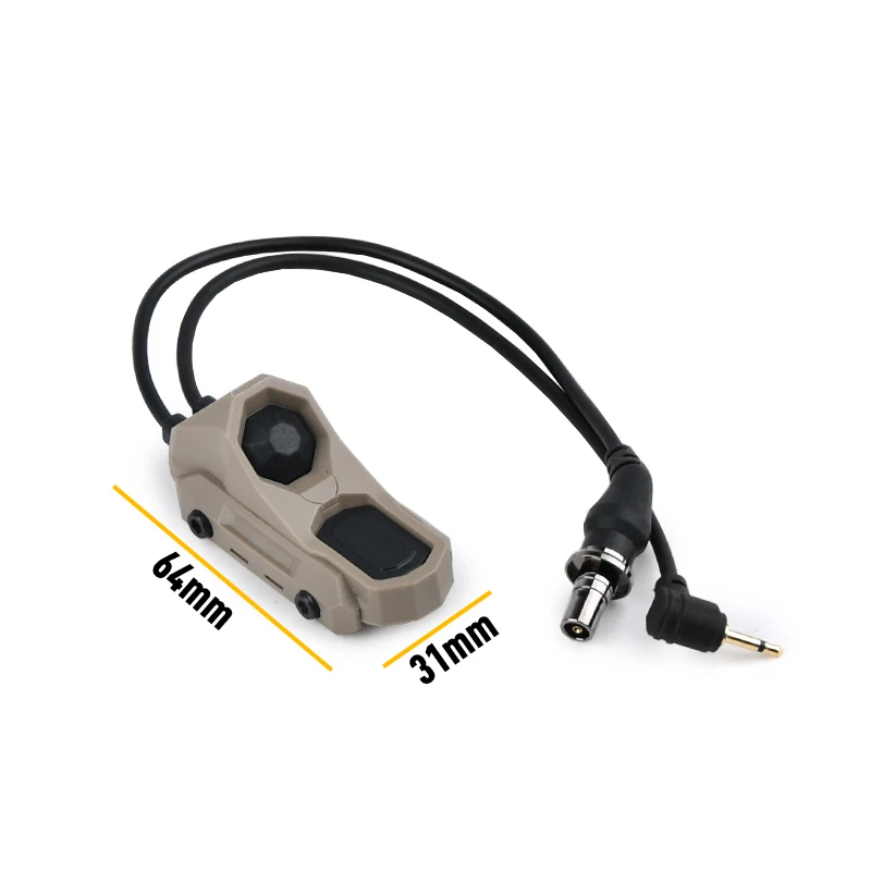 Linterna táctica Airsoft Surefir M600 M300 compatible con interruptor AXON, función Dual para PEQ15 DBAL NGAL OGL MAWL, accesorio para arma de caza - imagen 4