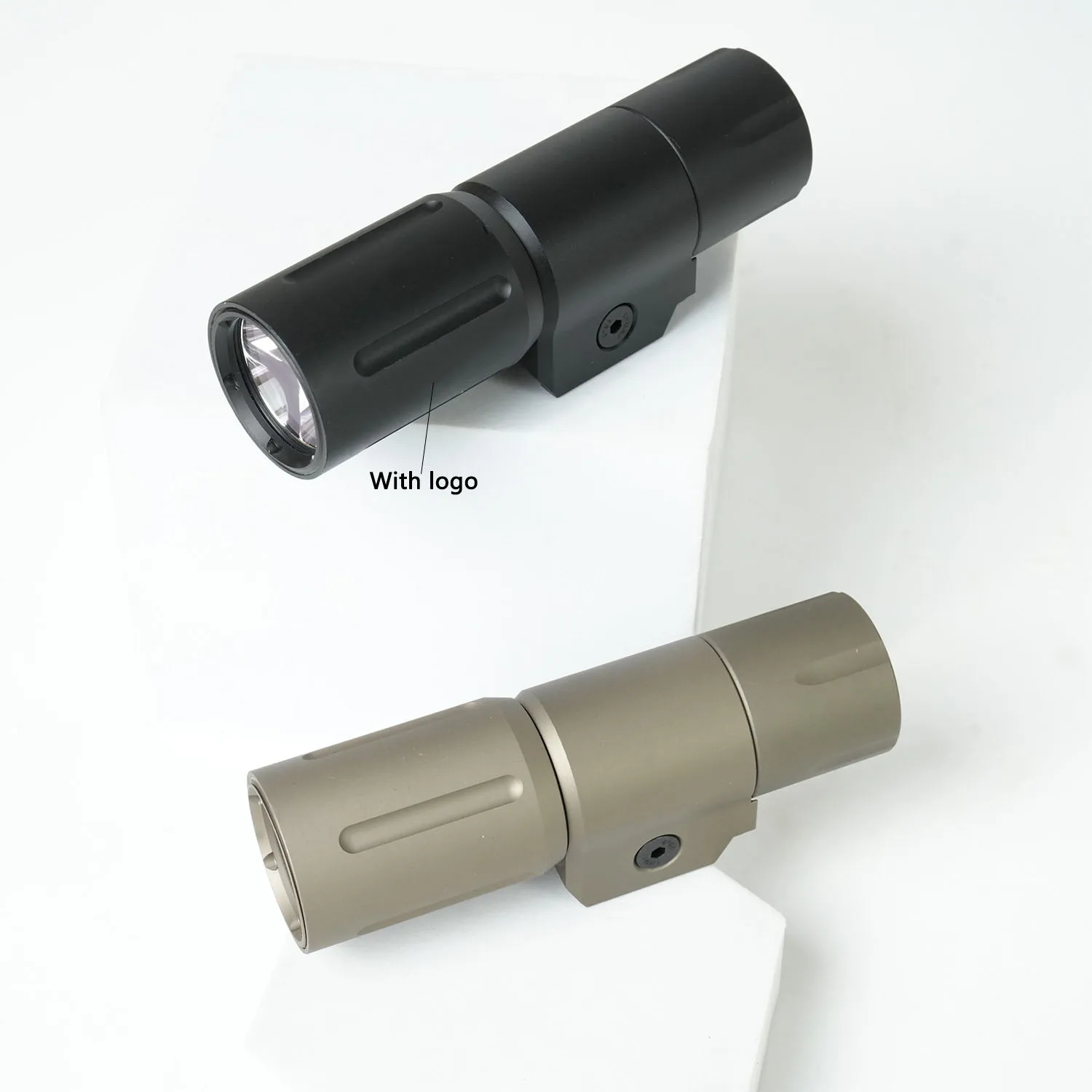 Linterna táctica P-D-W riel Picatinny LED blanco para caza y exterior - imagen 2
