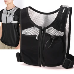 Chaleco para deportes al aire libre, mochila con bolsillo para senderismo, Camping, correr, bolsa de pecho, entrenamiento reflectante, senderismo, viaje, bolsa de ciclismo para hombres y mujeres