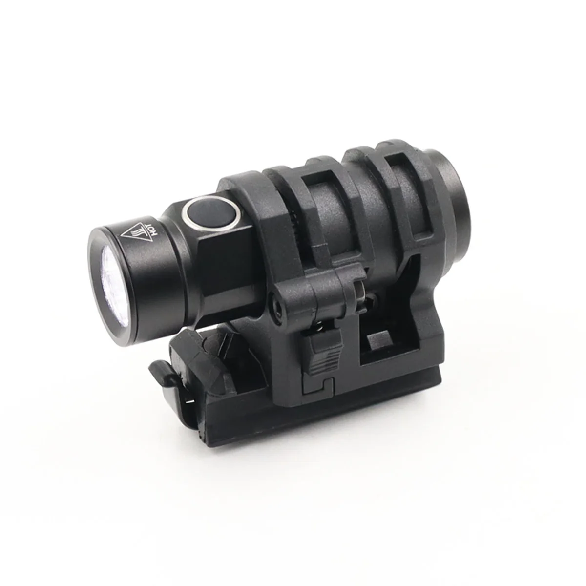 Mini linterna de Metal para casco táctico, luz fuerte de 500 lúmenes, Flash de luz baja - imagen 3