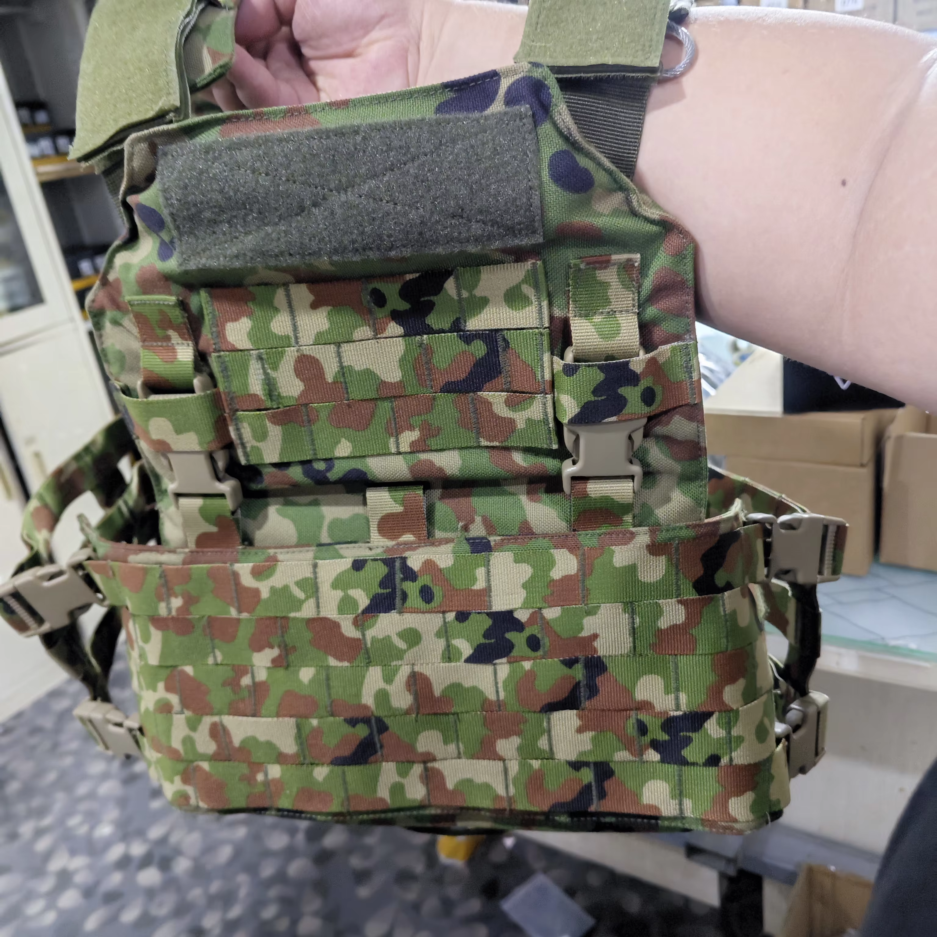 Chaleco táctico de caza JGSDF de camuflaje manchado japonés al aire libre nuevo - imagen 4