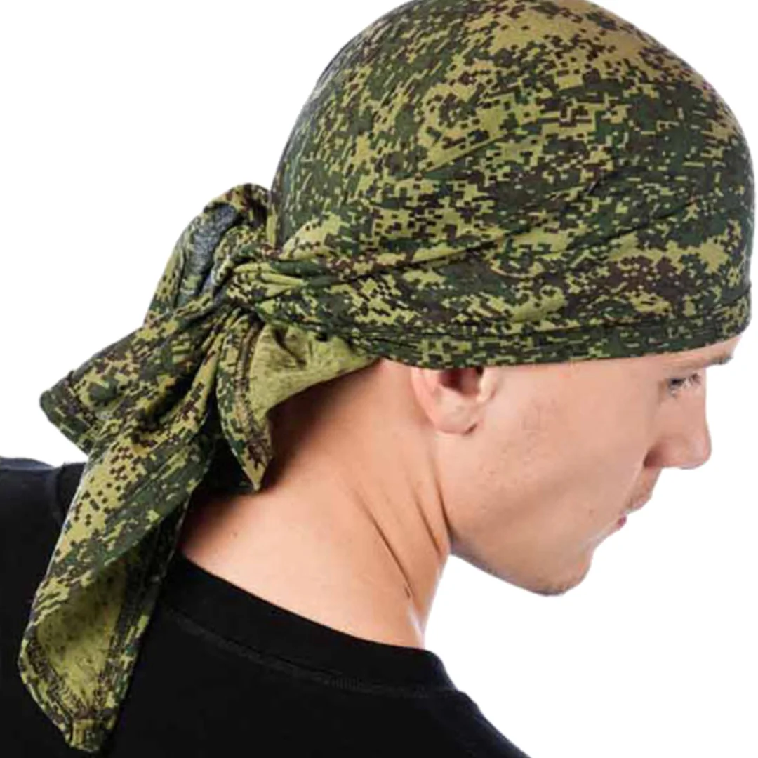 Bufanda de camuflaje Triangular rusa EMR, máscara de vendaje triangular multifuncional táctica para conducción al aire libre - imagen 3