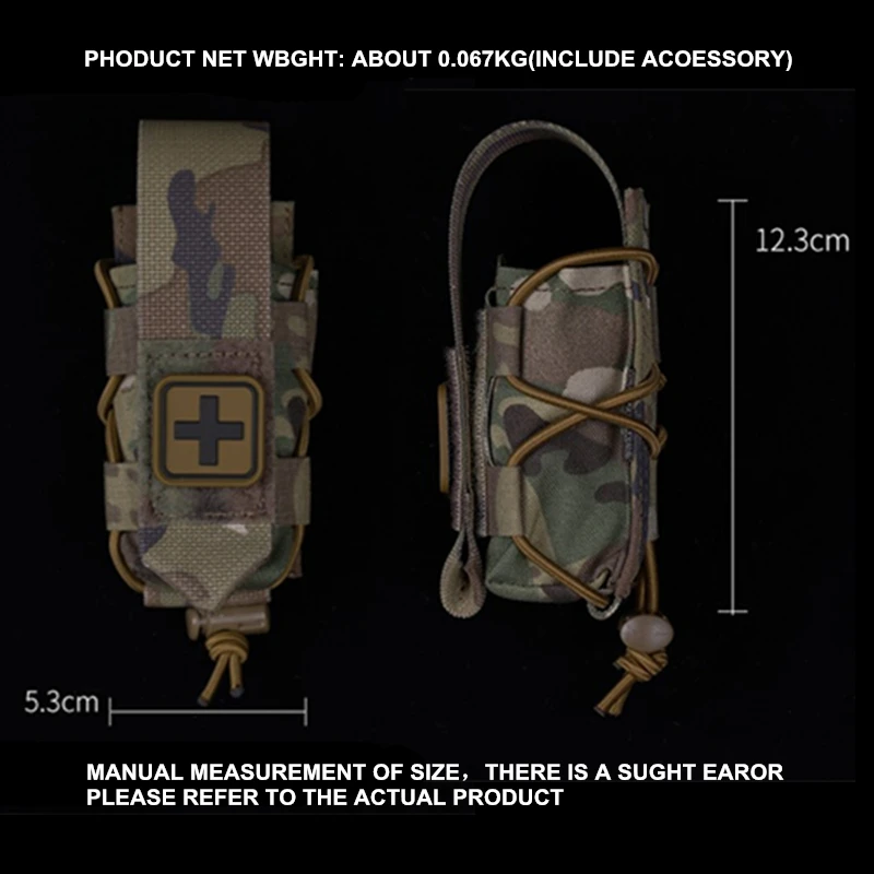 Soporte de torniquete Molle, kit de primeros auxilios torniquete Molle juego de supervivencia bolsa soporte de enfermería bolsa de tijeras de equipo - imagen 5