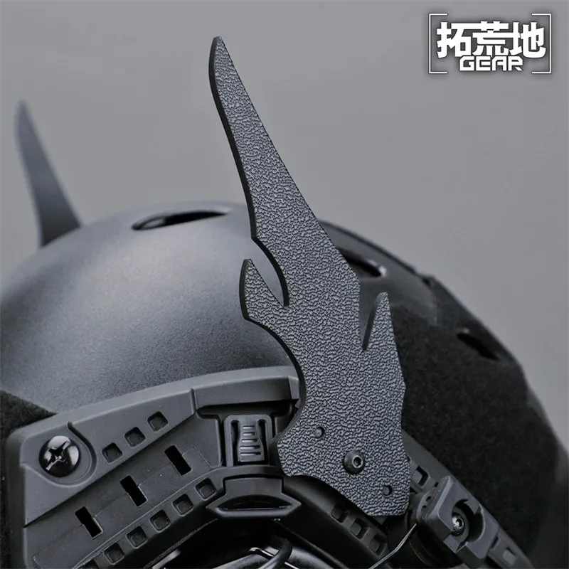 Accesorio Decorativo para Casco Táctico ABS Dragon Horn (Instalación en Riel Guía Lateral) - imagen 3