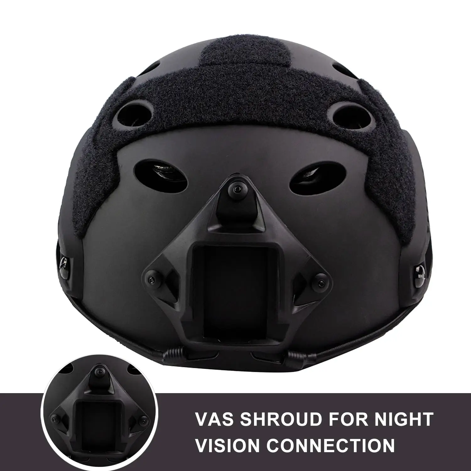 BOOIU Casco de defensa Personal, equipo táctico de Paintball, rápido, PJ - imagen 4