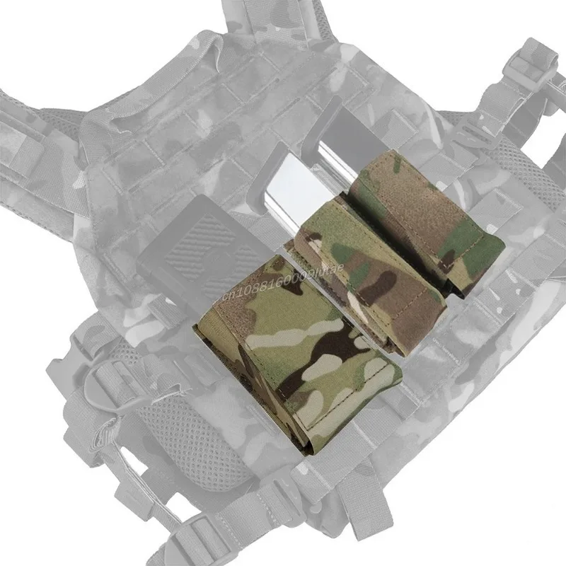 Bolsa táctica para revistas estilo GBRS 556 762 9mm Glock M4 AK MAG bolsillo MOLLE bolsa elástica Airsoft caza cinturón chaleco Accesorios - imagen 2