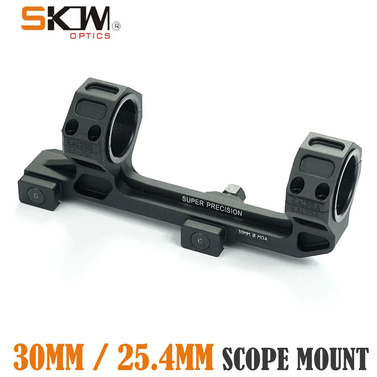 SKWoptics-Anillo de compensación superior plano AR15 M4, montaje de mira, rieles Picatinny 1913, anillos nuevos de 30mm, 1 unidad - imagen 2