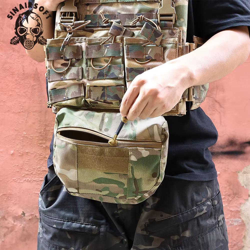 SINAIRSOFT Chaleco táctico MOLLE 500D – Caza y outdoor - imagen 4
