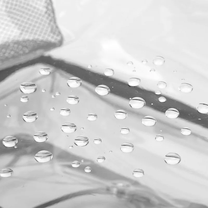 Bolsa de lona transparente de PVC para natación, impermeable, para playa, deriva, senderismo, bolso de hombro tipo bandolera, bolso de viaje ligero - imagen 5