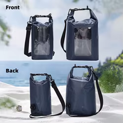 Bolsa de natación ligera de 2L y 5L, bolsa impermeable, bolsa seca con pantalla táctil, deporte al aire libre, pesca, deriva, senderismo, canotaje, bolsa para teléfono