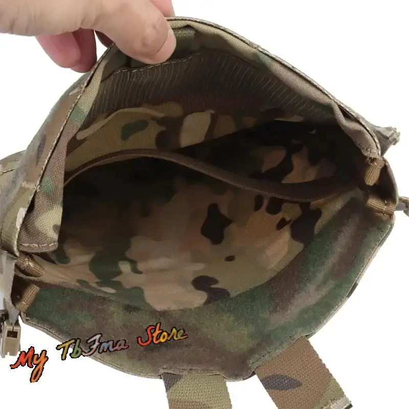 Bolsa de agua con Panel trasero con cremallera de doble cara, mochila de hidratación de camuflaje, correas Molle para chaleco táctico FCPC V5 Ferro - imagen 5