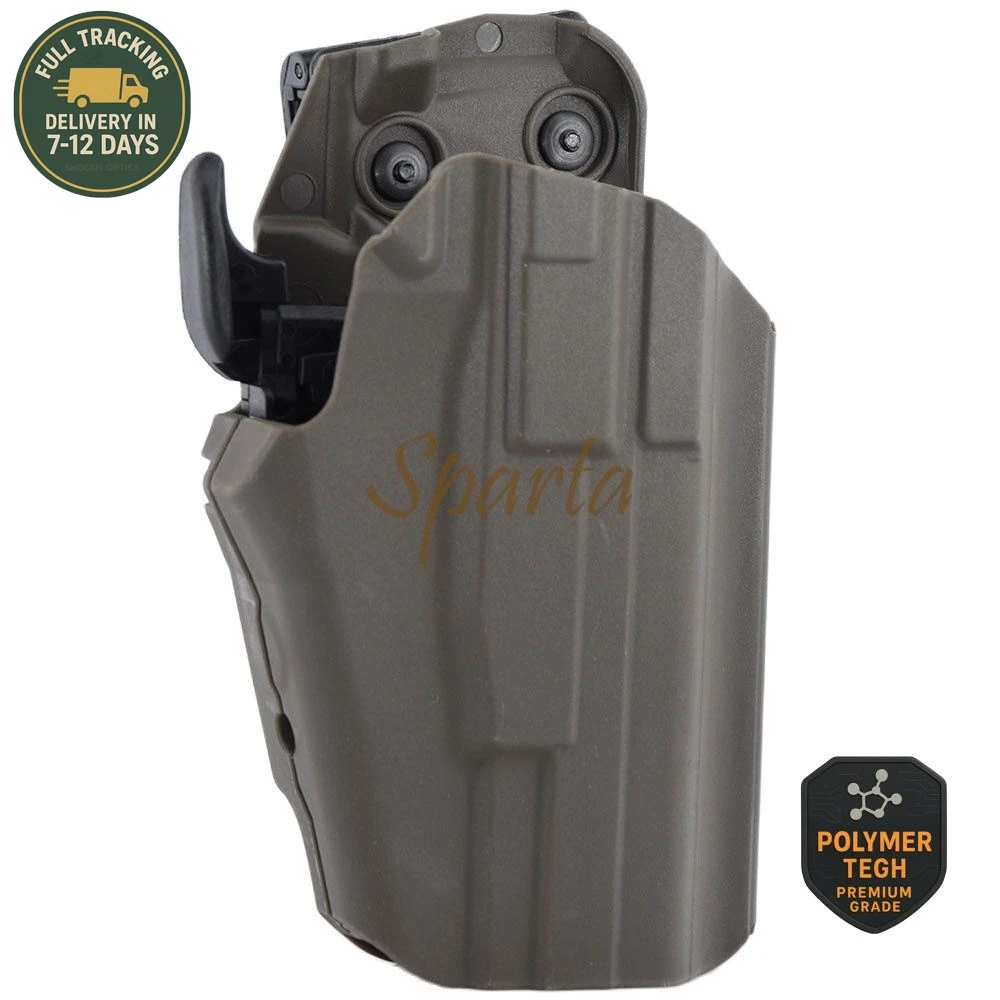 Tactical Quick Draw Pistol Holster High Strength Polymer With Release Lock - imagen 2