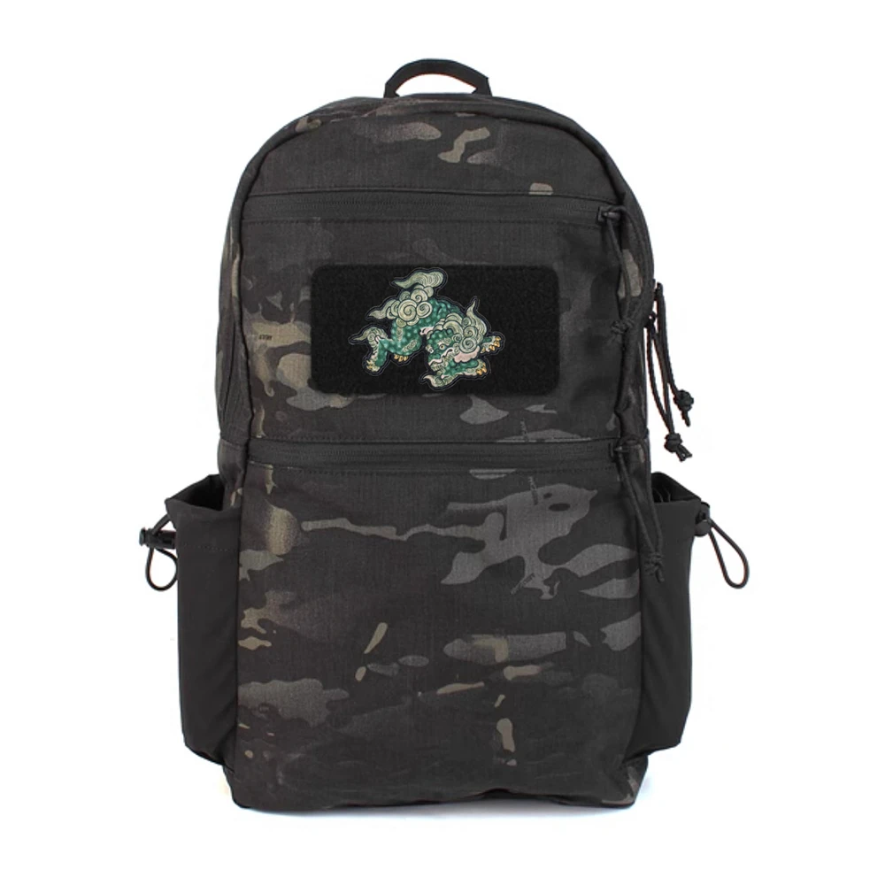 Parche estampado estilo Ukiyo-e, brazalete táctico Predator Acala Thor Lion para decoración de ropa y mochilas - imagen 4