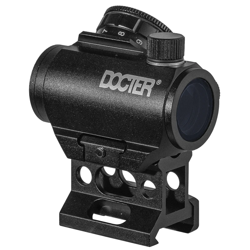 Mira compacta de punto rojo, 1x25, mira réflex MOA, Mini mira de Rifle con montaje elevador de 1 pulgada - imagen 3