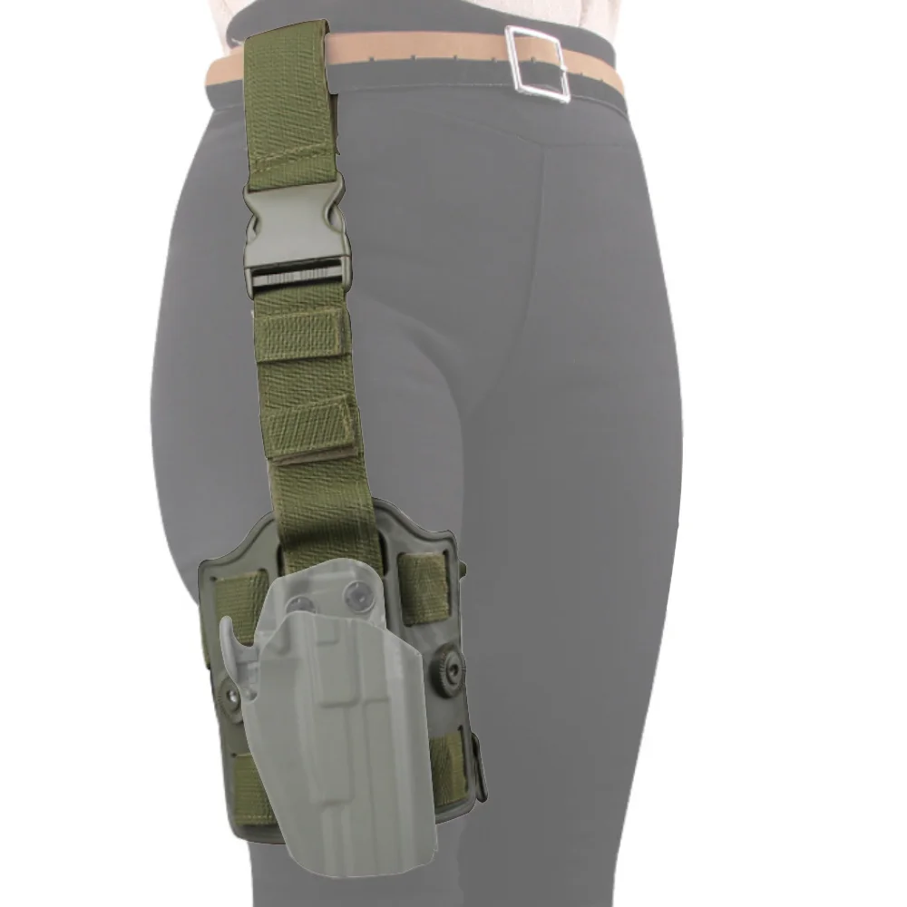 Funda táctica Airsoft para pierna caída, plataforma militar, accesorios de caza, pistolera, placa de montaje - imagen 5