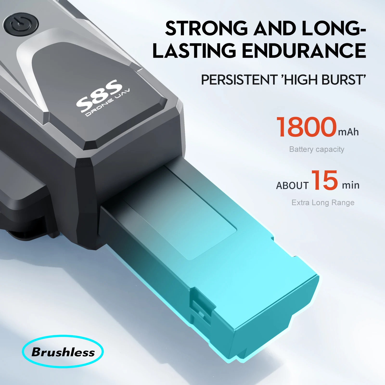 LSRC S8S 8K triple cámara conmutación drone motor sin escobillas posicionamiento de flujo óptico 360 °   cuadricóptero plegable para evitar obstáculos - imagen 4