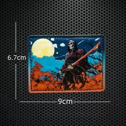 Parche táctico Reaper calavera – Insignia con velcro PU