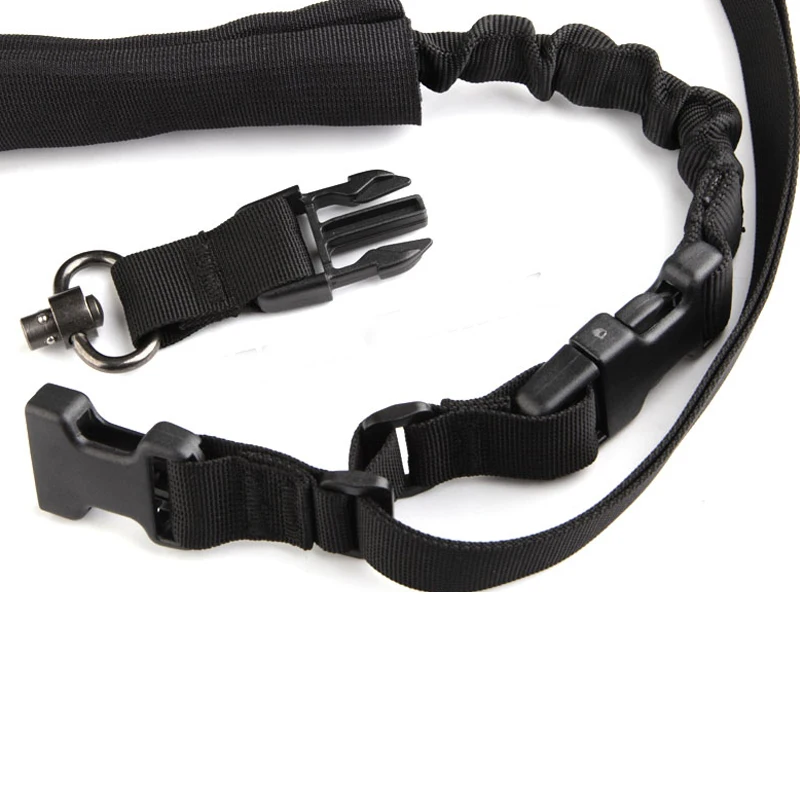 Emersongear Nylon multifunción ajustable táctico de un solo punto Bungee Rifle pistola Sling caza Paintball correa de tiro - imagen 5