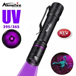 Mini linterna UV de 365nm/395nm, linterna ultravioleta, linterna para esmalte de uñas, mineral de dinero, fluorescente, mancha para perros y mascotas, control de tiña
