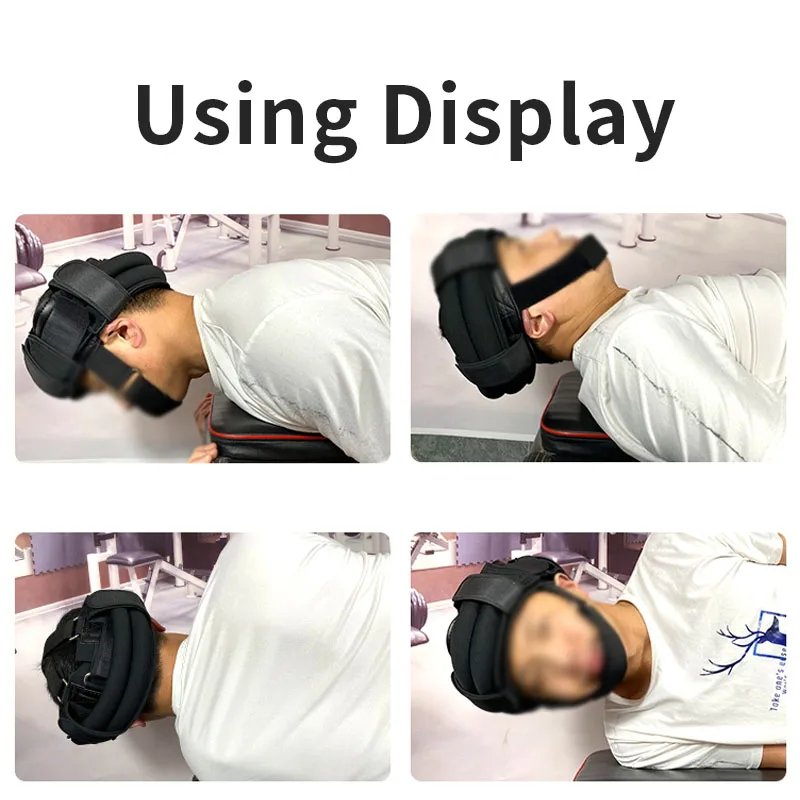 Gorros ponderados para entrenamiento de músculos, fuerza eléctrica, vértebra Cervical, para cabeza, cuello, bolsa de arena, entrenador muscular, pesas, gorro de ejercicio - imagen 4