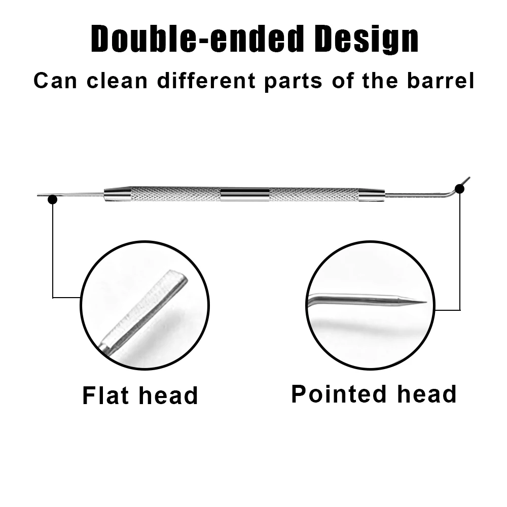 36 Uds Kit de limpieza de pistola Universal cepillos de limpieza de pistola Rifle 9mm.22.357.38.40.45 cepillos de bronce herramientas de limpieza de pistola - imagen 4