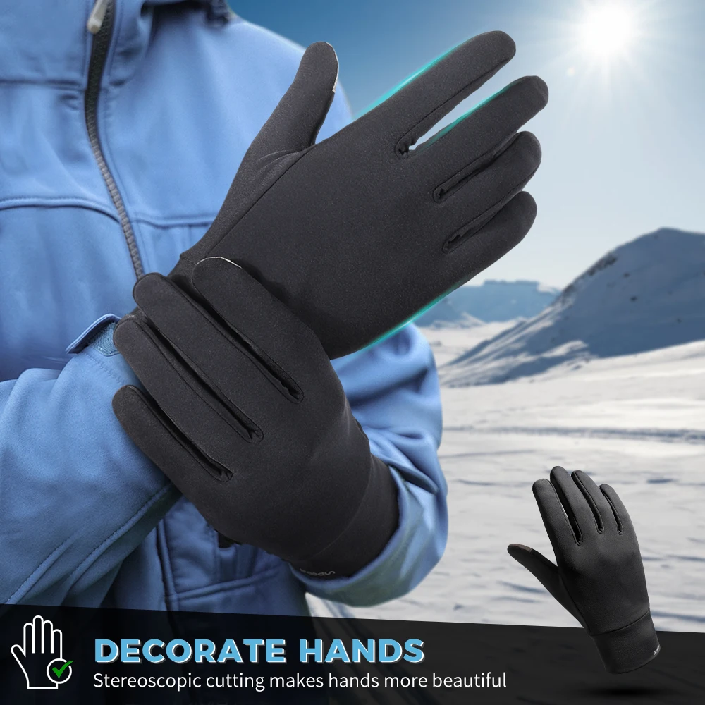 Guantes tácticos de ciclismo para hombre y mujer, guante cálido a prueba de viento, pantalla táctil, deportes, escalada, gimnasio, equipo de equitación - imagen 4