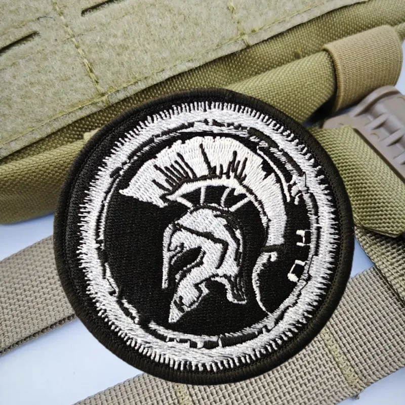 Parche bordado de Caballero guardián, chaleco táctico, insignia de moral con gancho y bucle, pegatinas decorativas para mochila, parches para brazalete para ropa - imagen 5