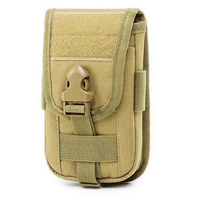 Funda táctica para teléfono, bolsa táctica para teléfono inteligente, funda para teléfono móvil, bolsa para dispositivos, soporte para cinturón de fijación Molle, riñonera - imagen 5