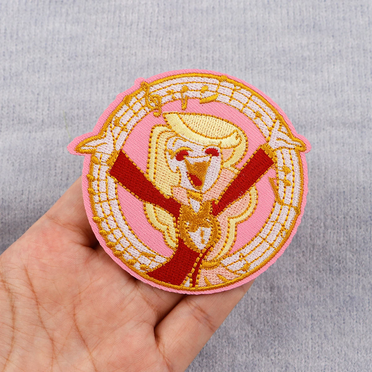 Parche bordado de villanos divertidos, parches termoadhesivos de dibujos animados para planchar en la ropa, insignias de costura DIY - imagen 3