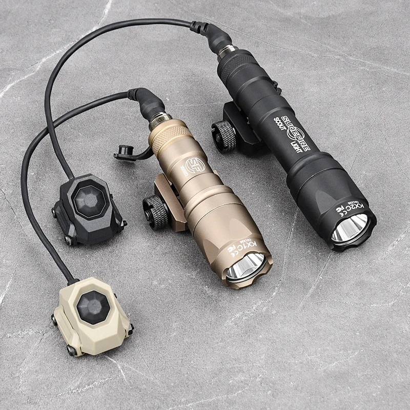 SF Surefir M300 M600 linterna táctica AXON M300A M600C luz de caza función Dual presión Control remoto interruptor ajuste 20MM