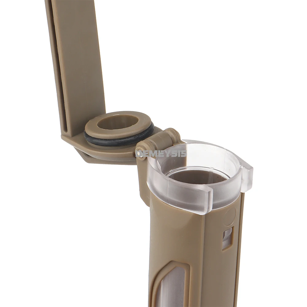 Caja de almacenamiento de batería táctica, resistente al agua, para caza, tiro, Airsoft, estuche de almacenamiento de batería para baterías CR123/AA/AA - imagen 3