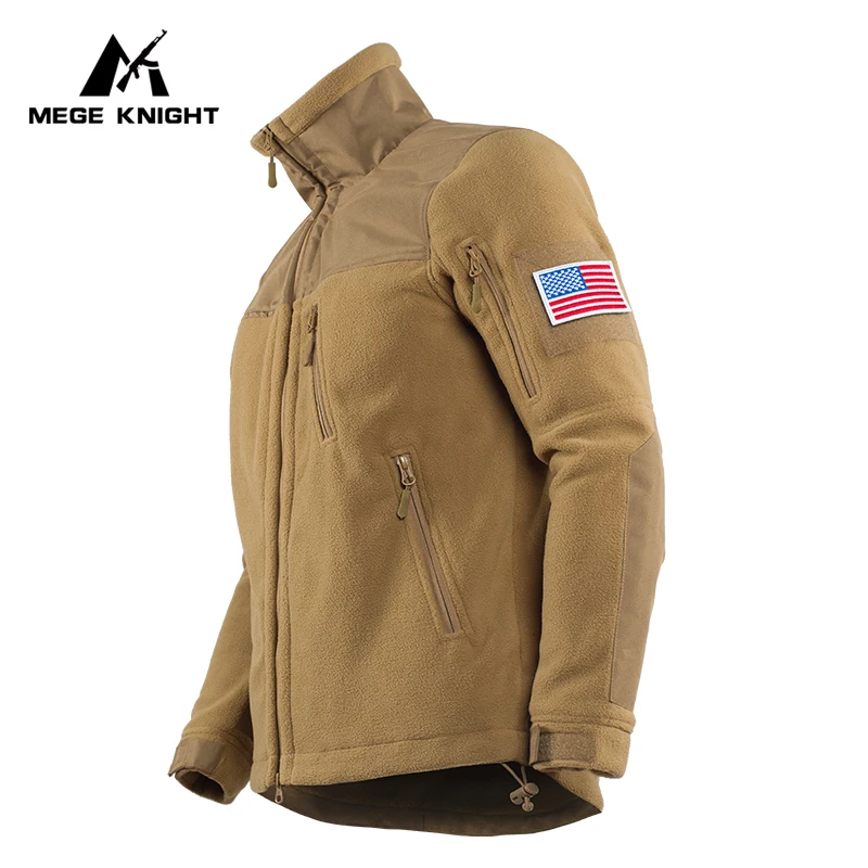Chaqueta táctica militar de lana para hombre, abrigo térmico cálido de camuflaje, ropa de trabajo, prendas de vestir de Safari, Invierno - imagen 2