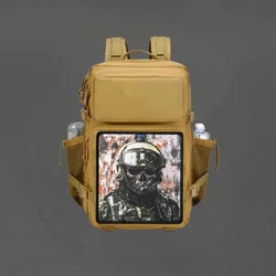 "Black Walker" Printing Patch Tactical Vest Hook and Loop Morale Badge Backpack Decorative Stickers Armband Patches for Clothing