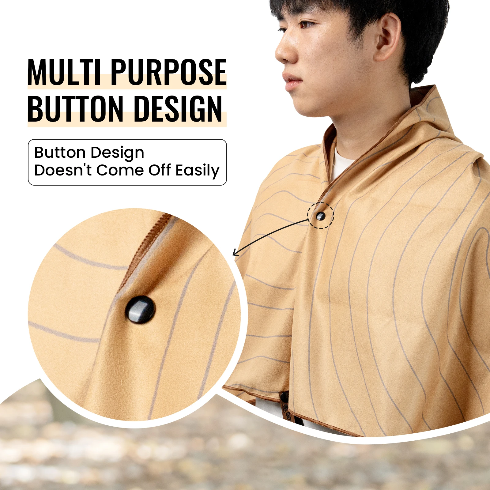 Onetigris toallas de secado rápido súper absorbentes de microfibra para acampar, toalla ultraligera para playa, Camping, Yoga, gimnasio, viajes, deportes, natación - imagen 5