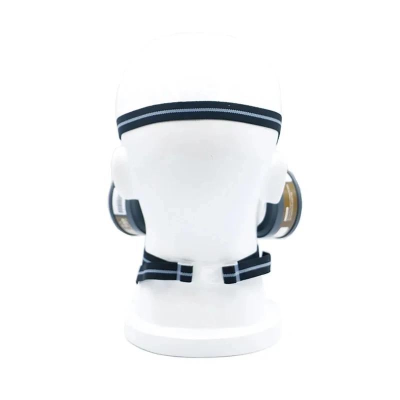 Filtros reemplazables, máscara de Gas y polvo de media cara para pulido diario de carpintero, protección de seguridad para el trabajo, respirador reutilizable - imagen 3