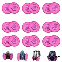 Filtro de partículas 2091/2097 P100 para 3m 6200 6800 7502 SerieRespirator accesorio de máscara antipolvo pintura de carpintero industria en aerosol